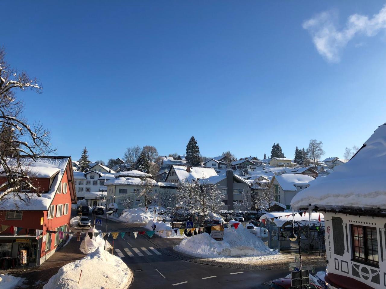 Hotel Alpenrose Fam Holzhauer sen Scheidegg Exterior foto